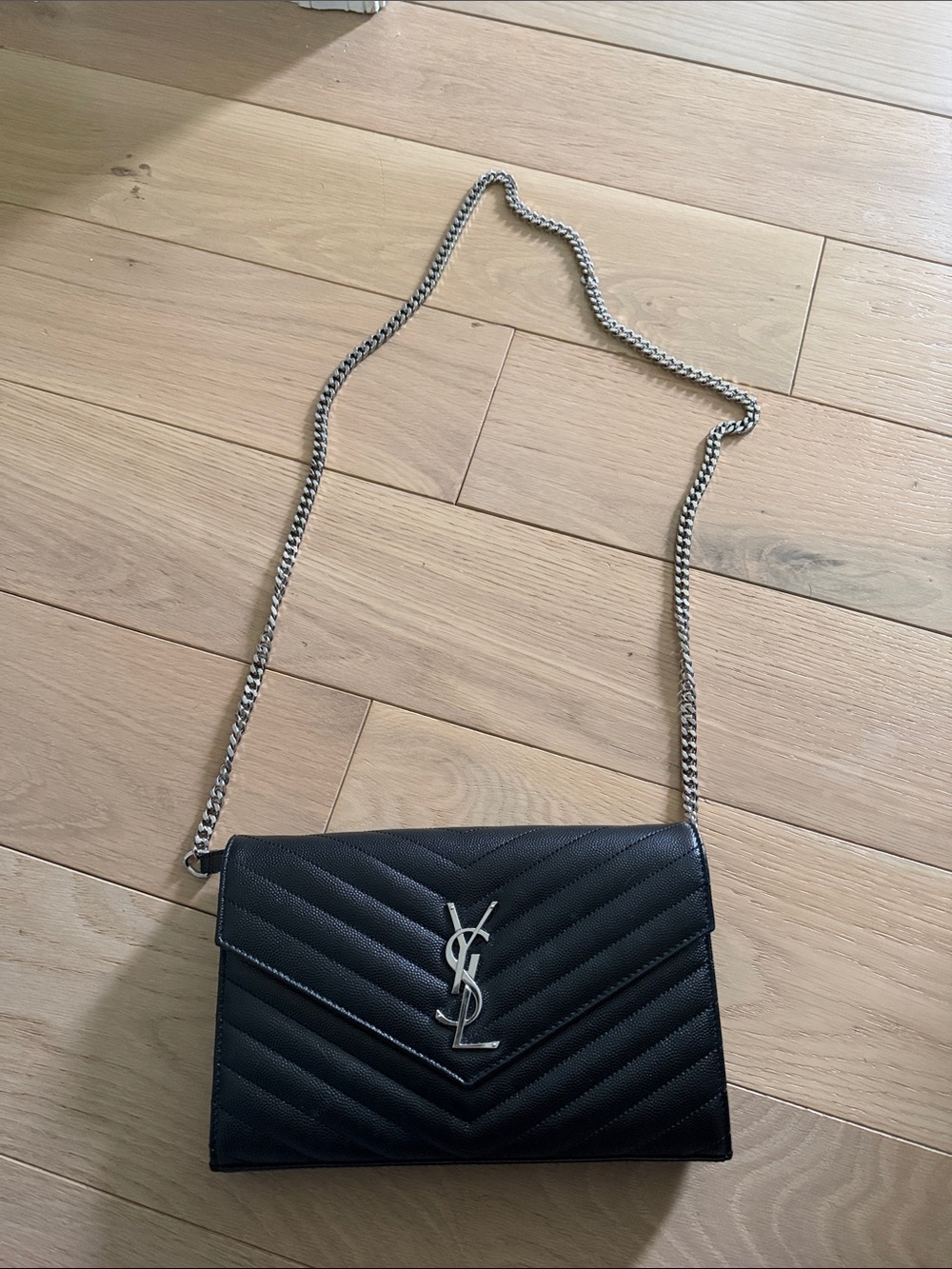 Saint Laurent black cross body - barely worn